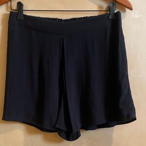 Leith High Waist Black Women's Skort Black Size S NWT